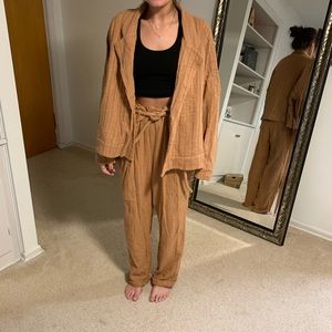 Free People Linen set